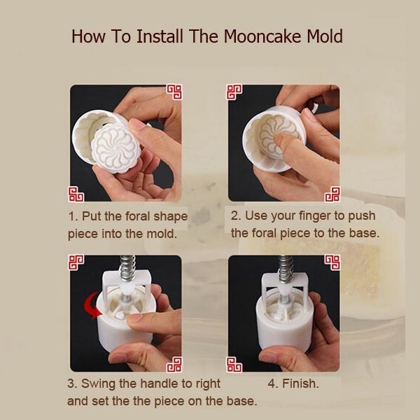 8 Styles Mooncake Form Runde Blume DIY Werkzeug Dekorieren Gebäck Multifunktions Backwerkzeuge