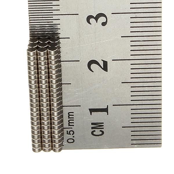 200pcs 2x1-Mm-Scheibe seltene Erdneodymmagnete n35 Handwerkmodell