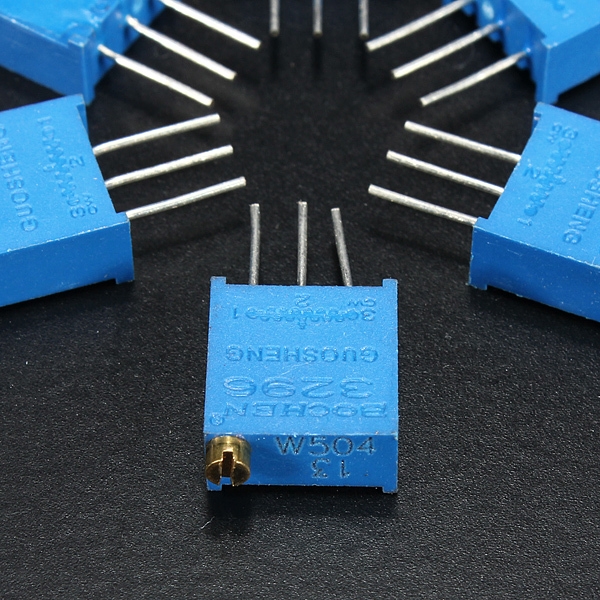 4 X 15pcs 50 bis 2M Ohm 3296W Variable Resistor Trimmer Kit Set