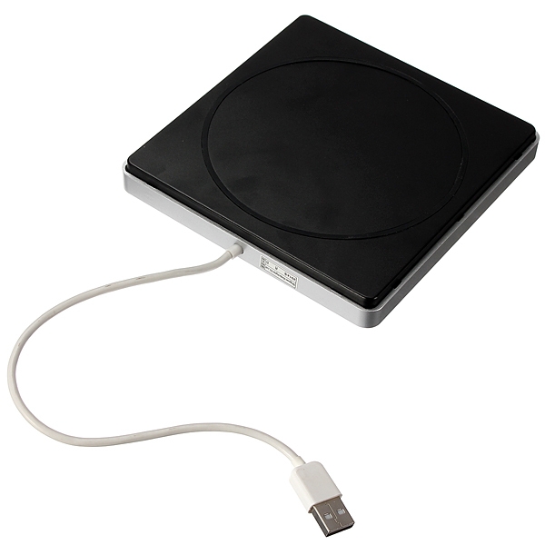 Außenablagefach - in der USB-DVD-CD rw Fahrer-DVDbrenner für den Laptop macbook