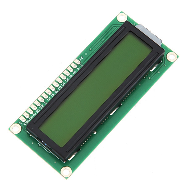 2pcs Gelb Hintergrundbeleuchtung 1602 Zeichen LCD Display Modul