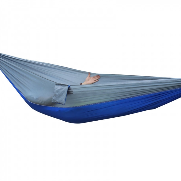 IPRee ™ 270x140CM tragbarer Fallschirm Hängematte Nylon Doppel-Schaukelbett Für Camping Wandern Reisen