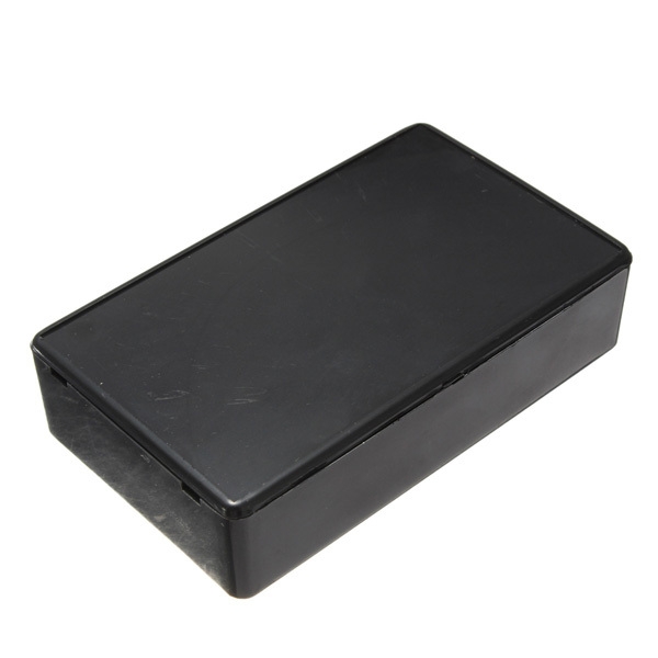 Schwarzer Kunststoff elektronische Box Instrument Fall 100x60x25mm