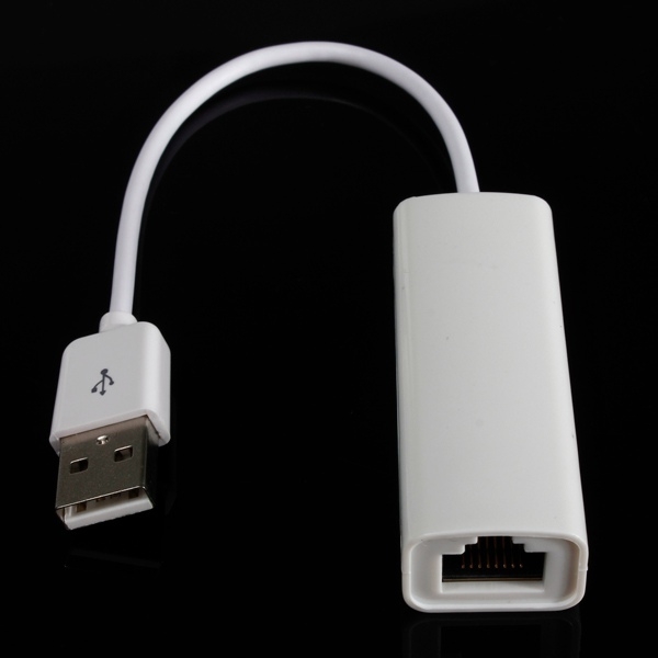USB 2.0 zu rj45 schneller ethernet 10/100 Netz lan weiße Anschlusskarte