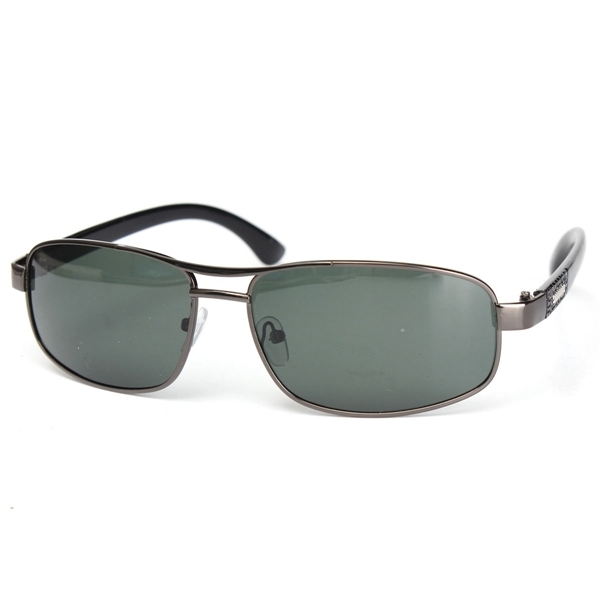 Außensonnenbrille dunkelgrüner Metallrahmen hat Sonnenbrille polarisiert