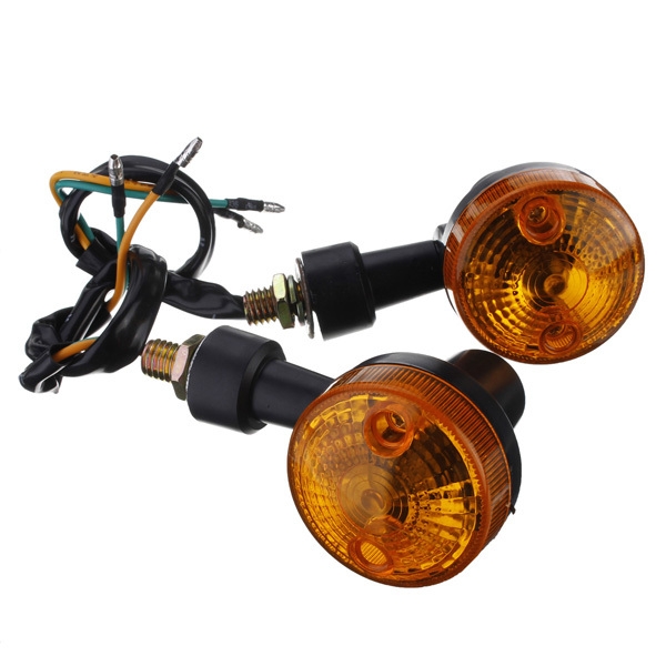 1pair Motorrad Umdrehungs Signal Licht Bernstein Anzeigeleuchte 