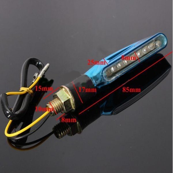 9 LED s Universal Motorrad Blinker Licht Lampe