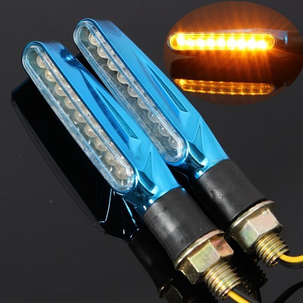 9 LED s Universal Motorrad Blinker Licht Lampe