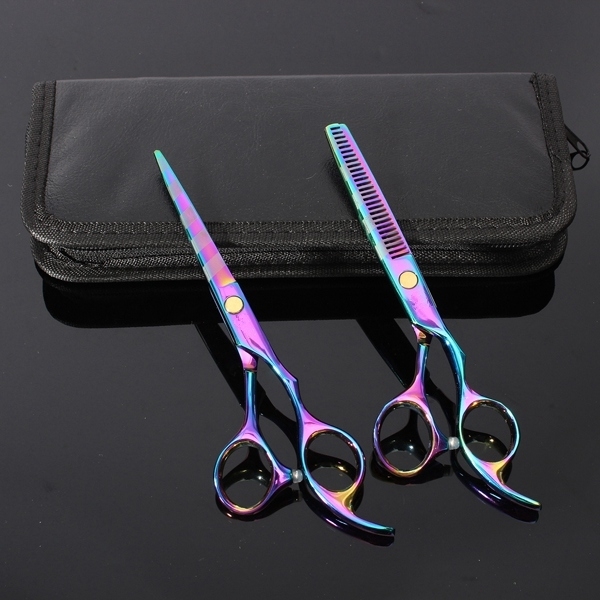 Friseur Verdünnung Plat Cut Scheren Scheren Set Comb