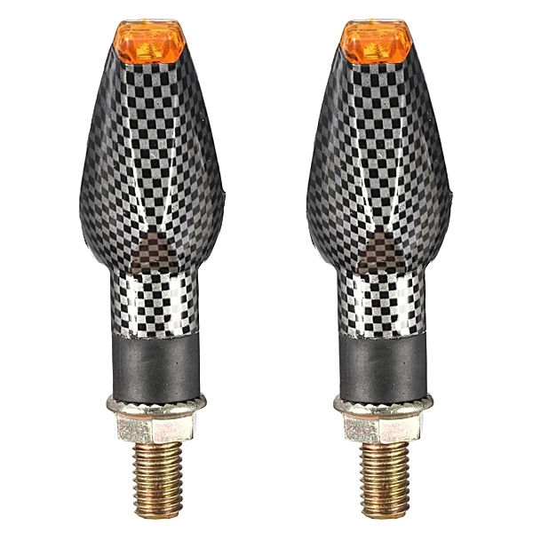 Carbon Motorrad Blinker 14 LED Anzeigeleuchten für Honda