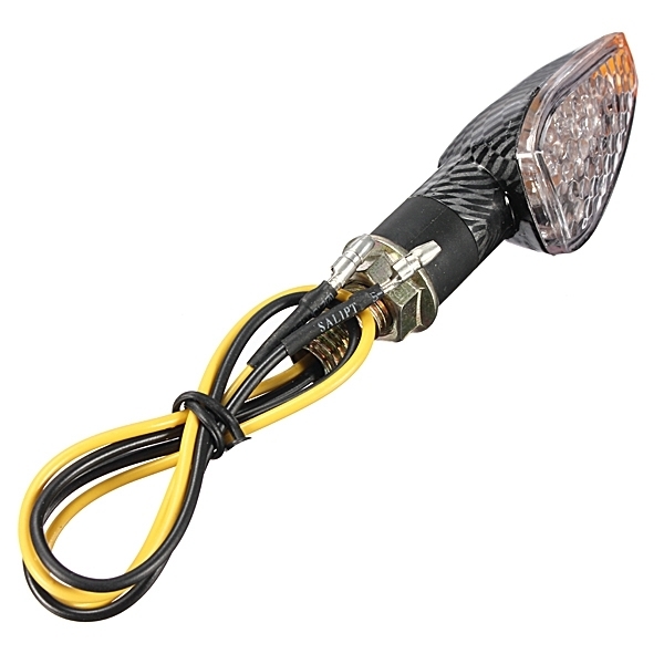 Carbon Motorrad Blinker 14 LED Anzeigeleuchten für Honda