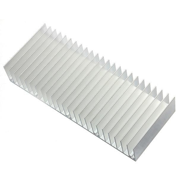 2pcs 150x60x25mm Aluminium Kühlkörper Kühlkörper Kühlung