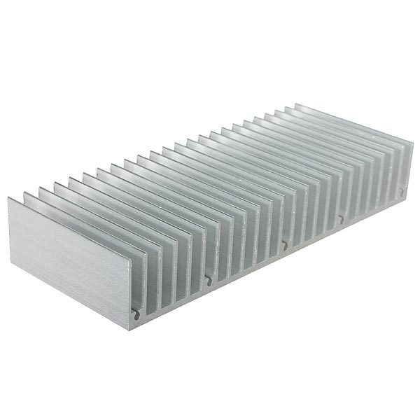 2pcs 150x60x25mm Aluminium Kühlkörper Kühlkörper Kühlung
