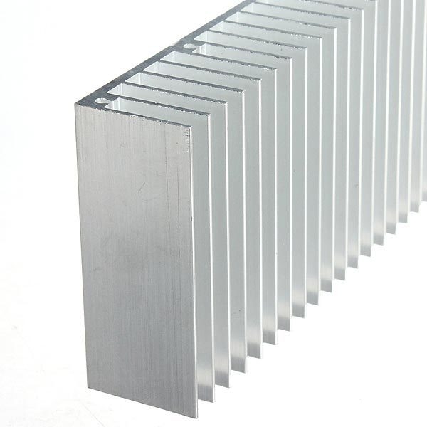 2pcs 150x60x25mm Aluminium Kühlkörper Kühlkörper Kühlung