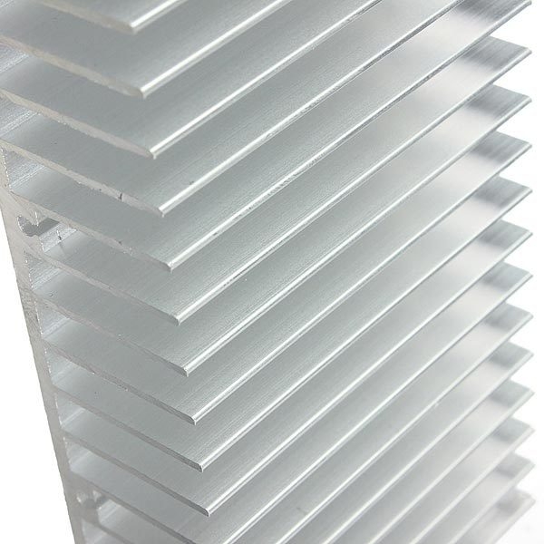 2pcs 150x60x25mm Aluminium Kühlkörper Kühlkörper Kühlung