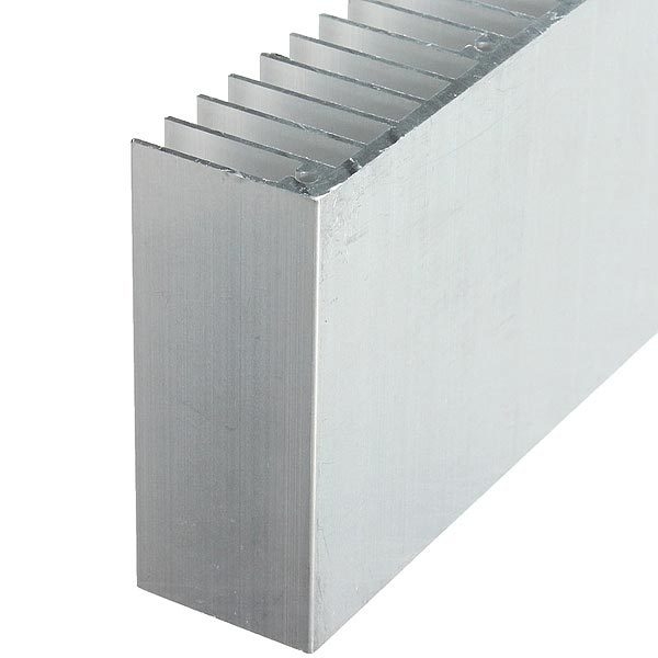 2pcs 150x60x25mm Aluminium Kühlkörper Kühlkörper Kühlung