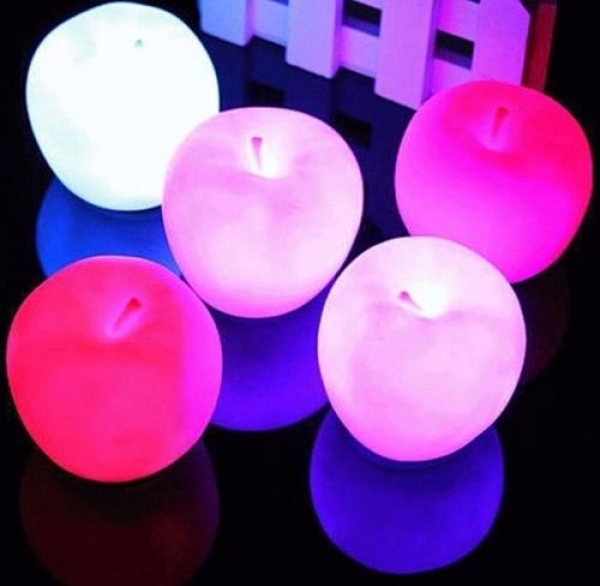 Farbwechsel von Apple LED Nachtlicht Weihnachtsfest Dekoration Lampe