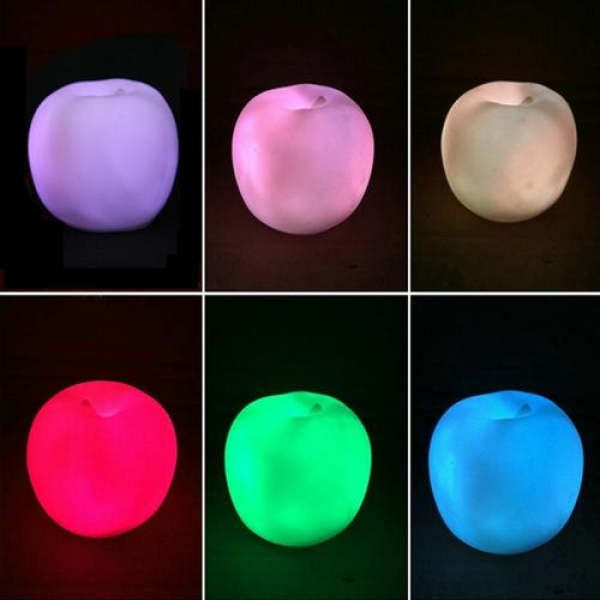 Farbwechsel von Apple LED Nachtlicht Weihnachtsfest Dekoration Lampe