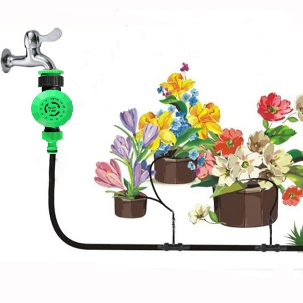 2 Stunden Automatische Bewässerung Timer Garten Wasser Rohr Controller
