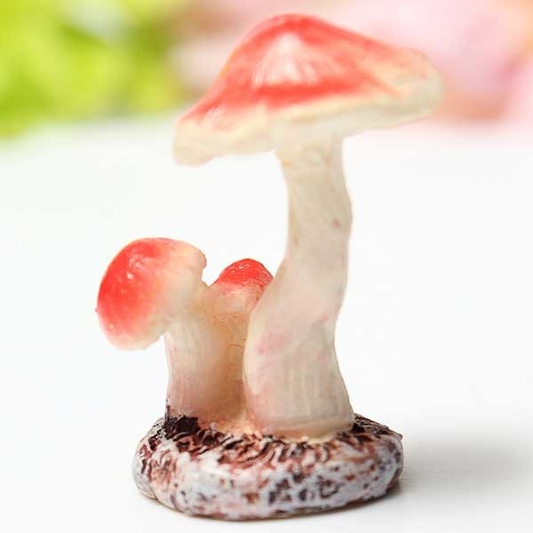 Mini Landschaft Resin Mushroom Home Office Garten Dekoration