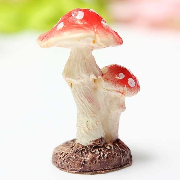 Mini Landschaft Resin Mushroom Home Office Garten Dekoration
