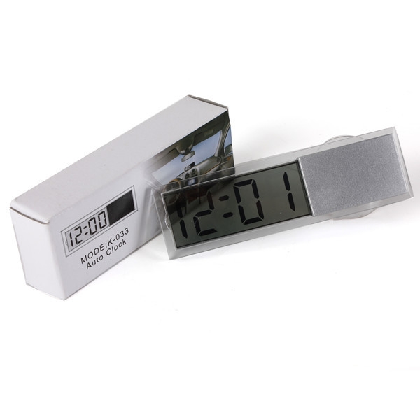 Saugnapf Auto Armaturenbrett Frontscheibe Digital LCD Mini Clock