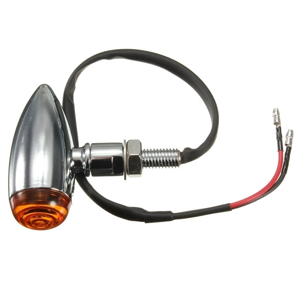Motorrad Bullet Blinker Kontrollleuchte Lampe für Harley Chopper