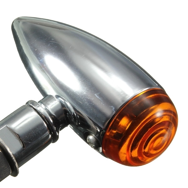 Motorrad Bullet Blinker Kontrollleuchte Lampe für Harley Chopper
