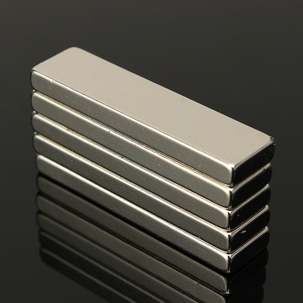 5pcs N35 Strong Block Quader Magnete Rare Earth Neodym 40x10x4 mm 
