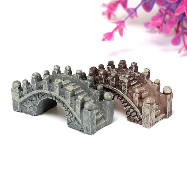 Eco Bottle Dekorationen Stone Bridge Garden Micro Landschaft