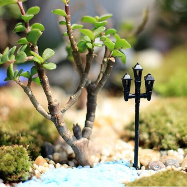 Micro Landschaft Dekorationen Mini Straßenlaterne Garten Landschaftsbau