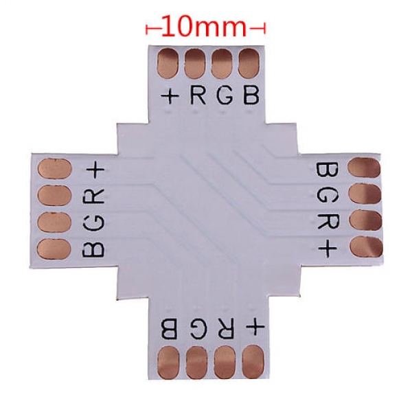 5050 rgb 4-Nadeln-LED ziehen Steckereck-10-Mm-DC 12/24v ab
