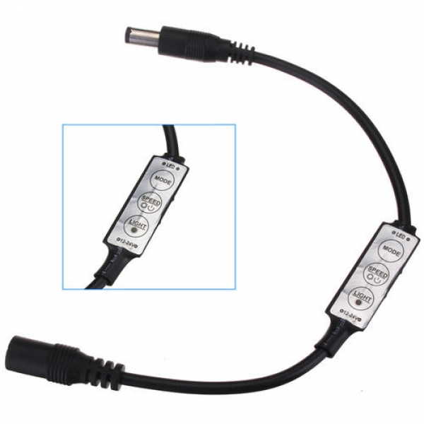 RGB LED Streifen-Licht-Dimmer Switch Controller DC 12-24V