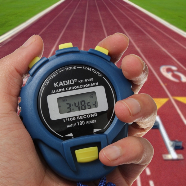 Sport Kilometerzähler elektronische Digital Chronograph Zeit Stoppuhr