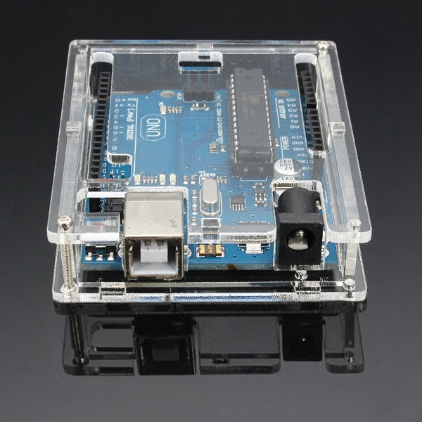 Durchsichtige Acryl Schalen Box für Arduino UNO R3 Modul Board