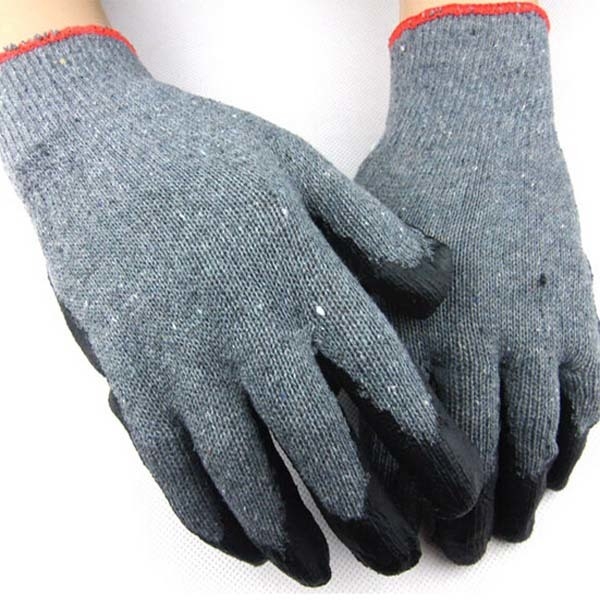Loskii LG-GA4 Rutschfeste Latex-Gartenhandschuhe Arbeitsschutz Arbeitshandschuhe