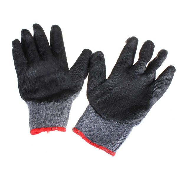 Loskii LG-GA4 Rutschfeste Latex-Gartenhandschuhe Arbeitsschutz Arbeitshandschuhe