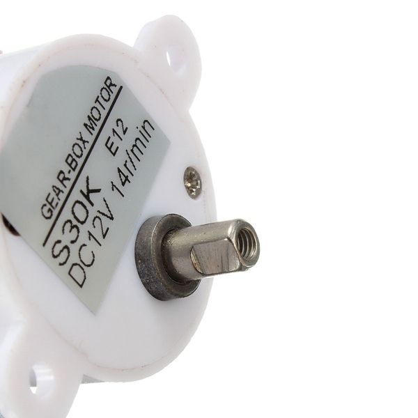 DC 12V 14RPM 2 Drähte Elektrogetriebekasten Reduction Motor