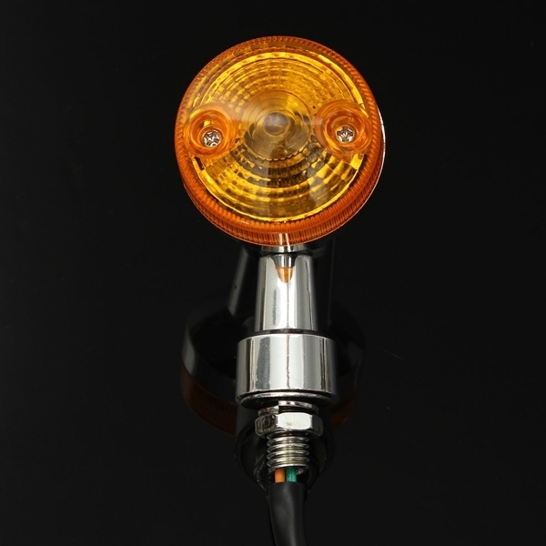 2pcs Universalmotorrad Blinker Licht indicatior Lampe Gelb Birnen