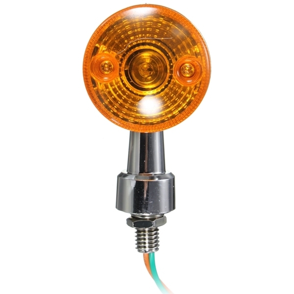 2pcs Universalmotorrad Blinker Licht indicatior Lampe Gelb Birnen