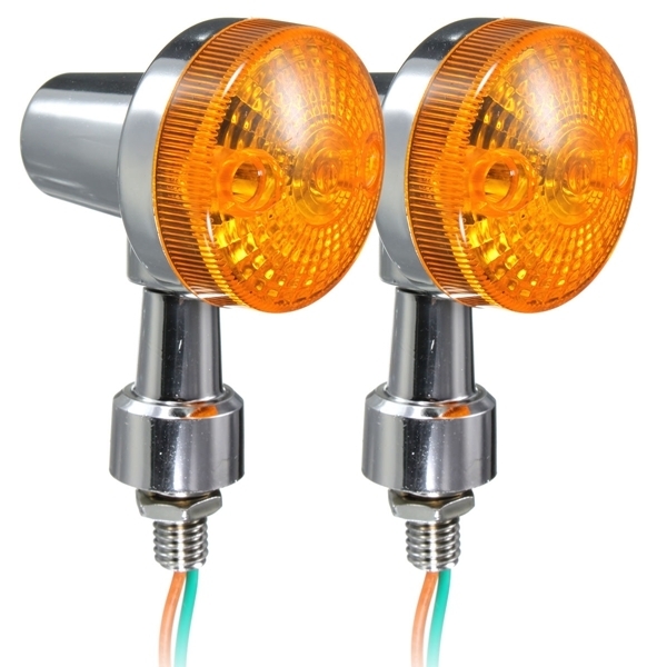 4pcs Universalmotorrad Blinker Licht indicatior Lampe Gelb Birnen