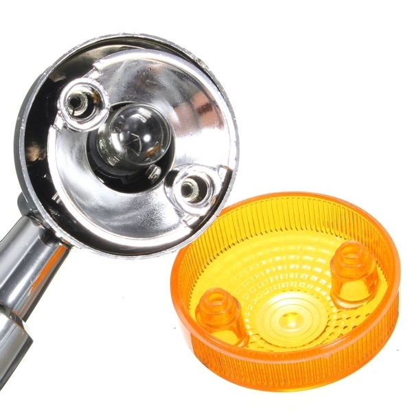 4pcs Universalmotorrad Blinker Licht indicatior Lampe Gelb Birnen