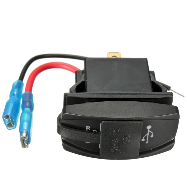 Wasserdicht DC12-24V Motorrad Dual USB Power Charger Sockel 