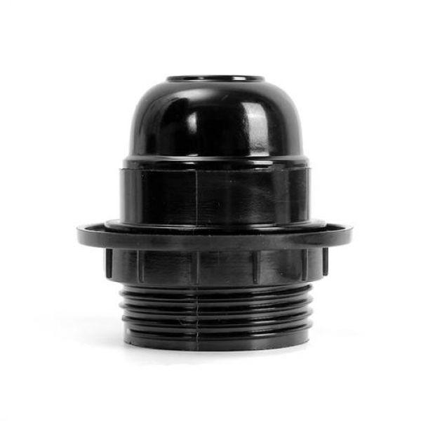 Edison schrauben Glühbirnenlampenes e27 Halterhängesteckdose schwarzer Stil