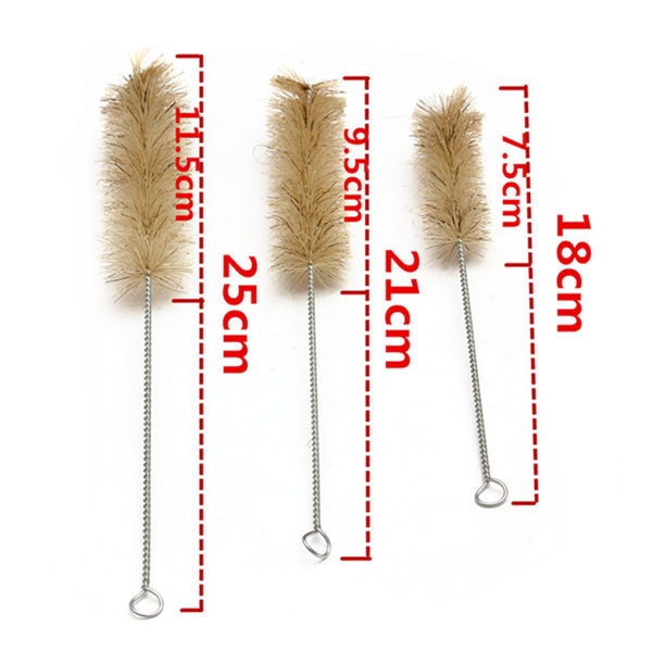 3pcs Reagenzglas Pinsel Lab Reinigungswerkzeug