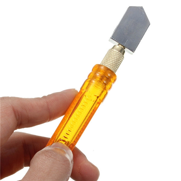 Tragbare Diamantminerale haben Glasschneider mit dem Antigleitgriff geneigt