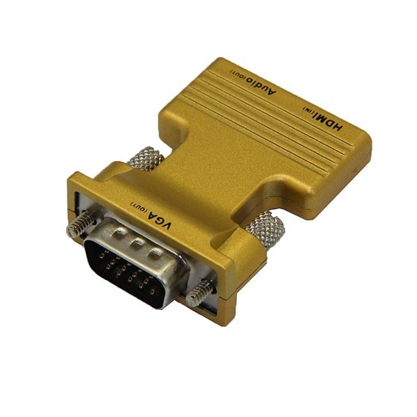 HDMI Buchse auf VGA Stecker 1080P 3.5 mm Audio Chip Chrontel 7101b