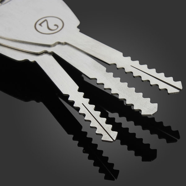 DANIU 20psc Foldable Car Lock Öffner Doppelseitige Lock Pick Set Schlosserei Werkzeuge