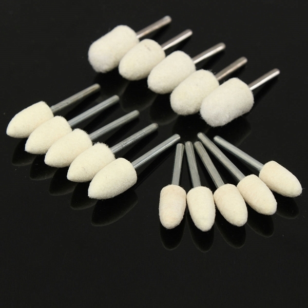 25pcs 3mm Schaft Wolle Polierkugelpolierscheibe Für Dremel