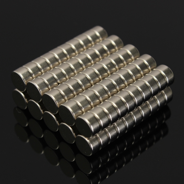 100pcs N52 6mm x 3mm starke Zylinder Magnet Rare Earth Neodym Magnet